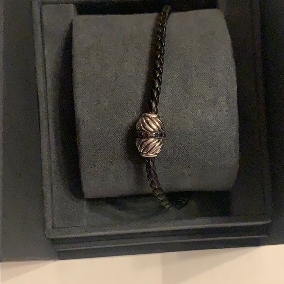 DAVID YURMAN BLACK DIAMOND BRACELET - Picture 1 of 5